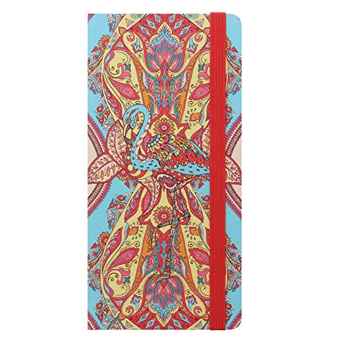 Letts Slim Paisley Agenda scolaire 20/21 - Flamant rose