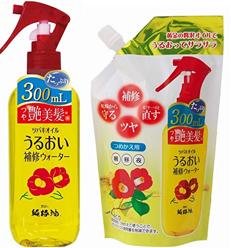 Amazon | ツバキオイル うるおい補修ウォーター本体+替えセット