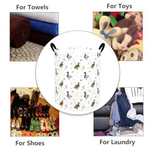 Image of MAIZMZ Kids Hamper Storage Bins Organizer Toy Box Laundry Basket Large Canvas Collapsible Chest for Home /Dorm /Kitchen /Pet /Office /Closet /Shelf /Gift Baskets