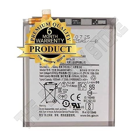 Image of THE BATTERY STORE Original EB-BA907ABY Battery for Samsung Galaxy S10 Lite Battery with 6 Month Warranty**** (PR49)