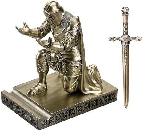King's Guard Leader Cloak Warrior Knight Pen Holder Mobile Phone ...