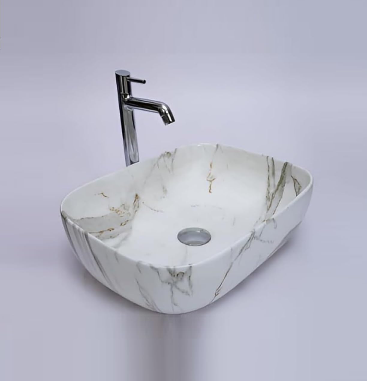 Sonesto Premium Designer Ceramic Wash Basin For Bathroom & Living room Home Decor Over Counter Basin Top Sink Glossy Finish (18 X 13 X 5.5 Inch) (B0D2TNRZSG) Amazon Price History, Amazon Price Tracker