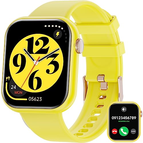 Smart Watch,Bluetooth Call Smartwatch for Men Women,Monitor Heart Rate/Sleep/Blood Oxygen/Pedometer,Multiple Exercise Modes,Compatible with iOS and Android, 1.85-inch Screen Fitness Trackers