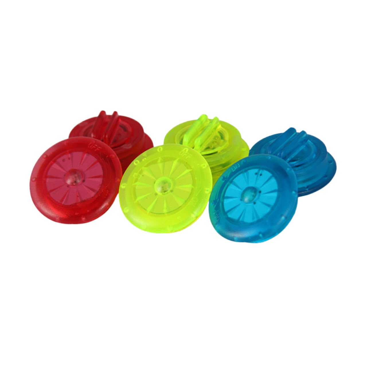 BESPORTBLE Lot De 3 Mini-Feux De Vélo À LED avec Fil Lumineux Voyants De Cyclisme Mode Flash Ip67 pour La Sécurité De La Conduite De Nuit 6 Pièces X 3