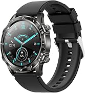 Nuvance - Luxe Smartwatch - voor Dames en Heren - Android en iOS - 45mm - CF89 - Touch Screen - I...
