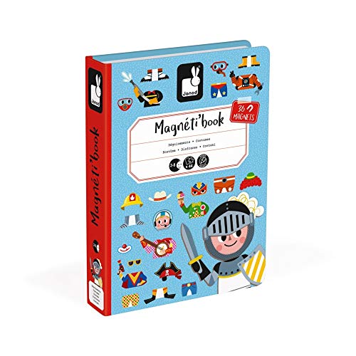 Janod • Magneti’Book Boy’s Costumes • 3 to 8 Years • Educational Magnetic Games Toy for Kids Toddler Children • J02719 - Image 5