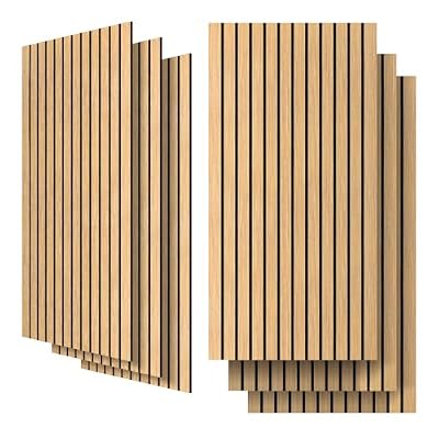 UMIACOUSTICS 6 Packs Acoustic Panel,47.2 x 23.6 Inches Decorative Sound Proof Panel for Office,Home Theater,Studio,Khaki