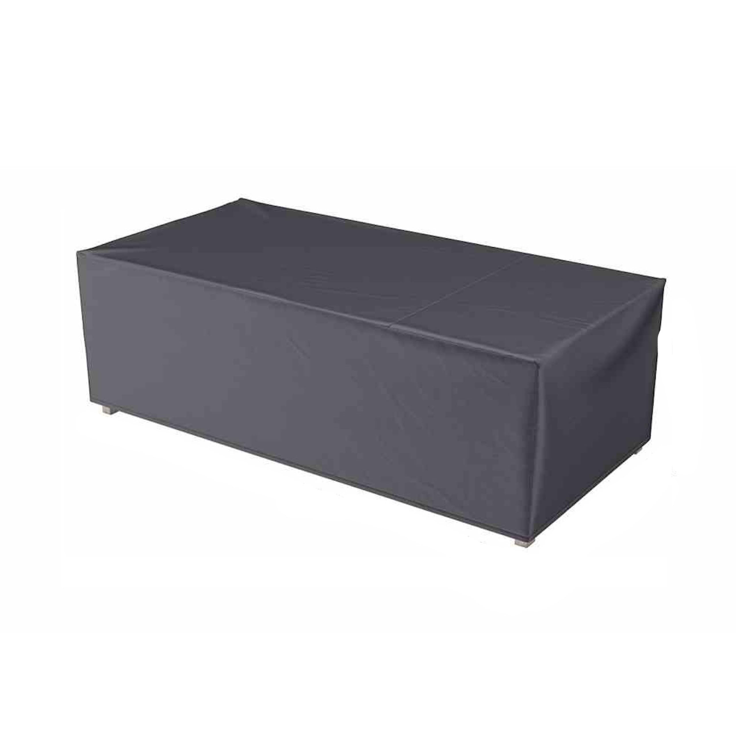 Pacific Lifestyle Strapazierfähiges Polyester-Lounge-Set AeroCover | Wasserabweisende, UV-geschützte & atmungsaktive Outdoor-Möbelabdeckung in Dunkelgrau | Platin-Abdeckung für Gartenmöbel-Sets