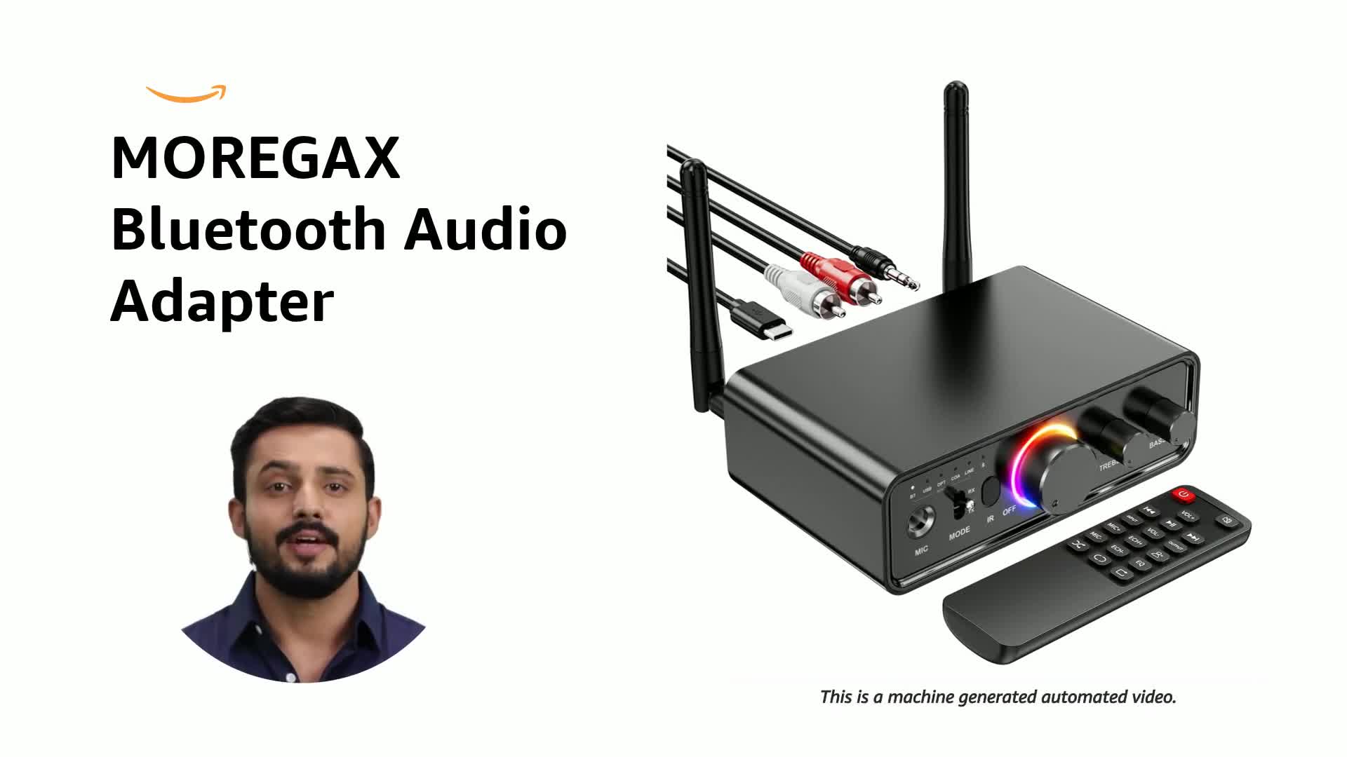 MOREGAX Upgraded M18 Bluetooth 5.3 Audio Receiver Transmitter for