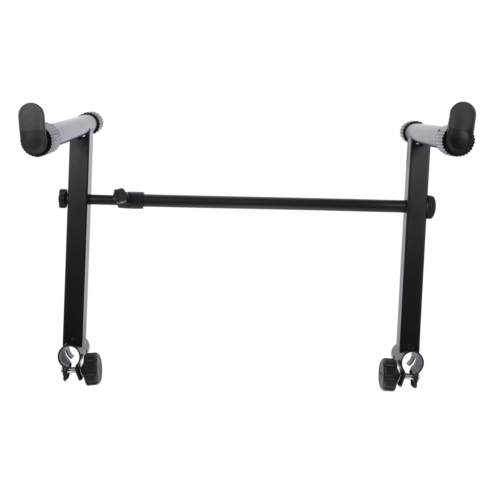 Yardwe Supporto Per Tastiera in Ferro Regolabile Altezza 47-71 Cm Cuscinetto in Gomma Antiscivolo Per Musicisti Su Palco e Studio