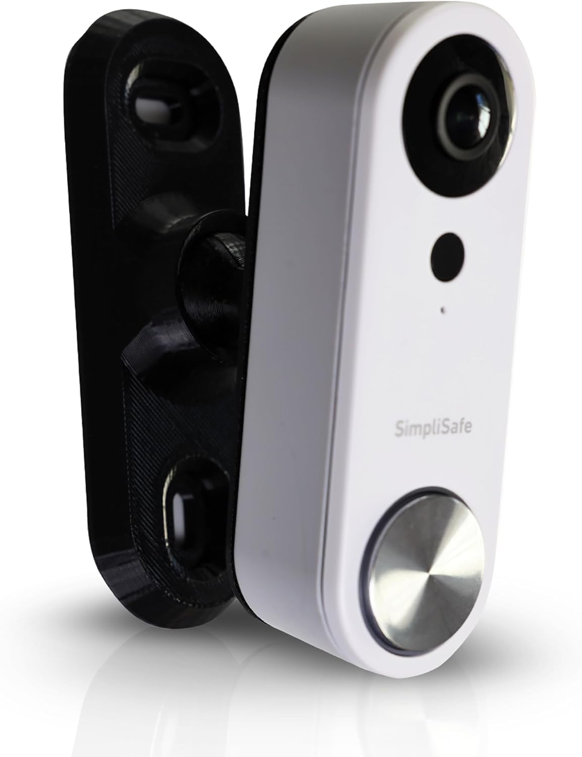 SplashNColor Adjustable Wall Mount: Optimized Viewing for SimpliSafe Doorbell & Home Security Cameras