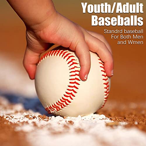 Gkk Baseball 6 Ball Pack Practice Training Baseballs For Kids/Youth 9 Inch Baseballs For Pitching Throwing Unmarked Autographs Baseball #TOP3