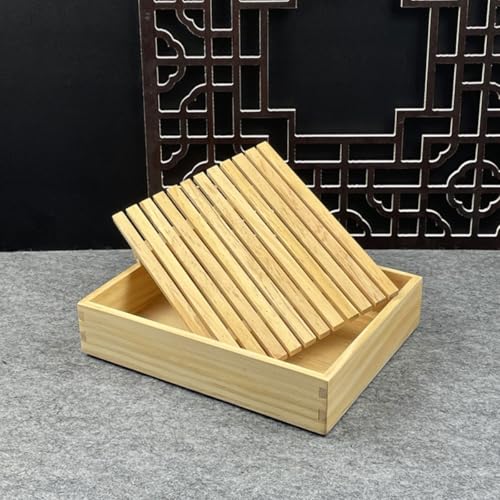 Plato rectangular de madera para sushi 20x15 cm miniatura 6