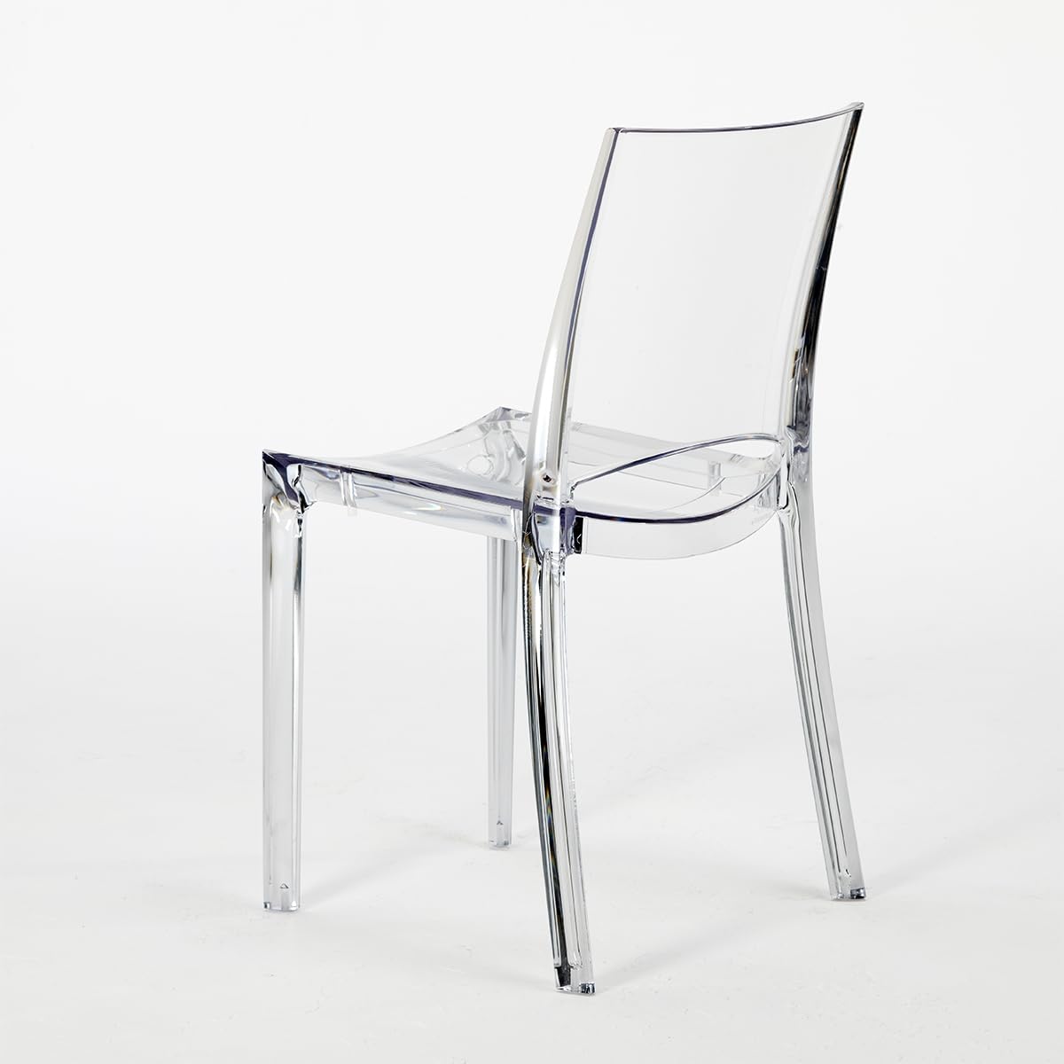 Produce Shop Sillas Transparentes Cocina Bar Restaurante apilable B-Side Grand Soleil - Transparente