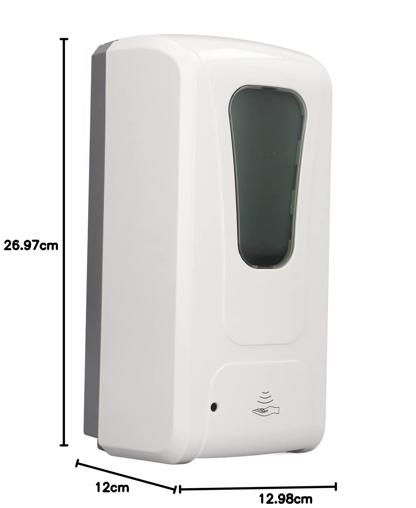 Jeffergarden Automatyczny Dozownik Piany, Tworzywo ABS, Bezdotykowy i Higieniczny, 1000ml do łazienki i Kuchni