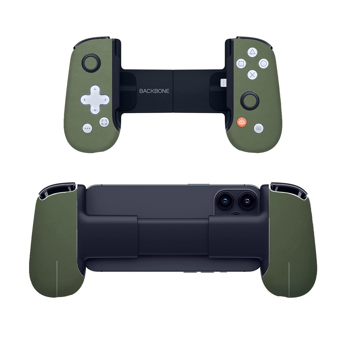 SopiGuard Sticker Skin for Backbone One Controller Full Body Wrap (Matte Army Green)