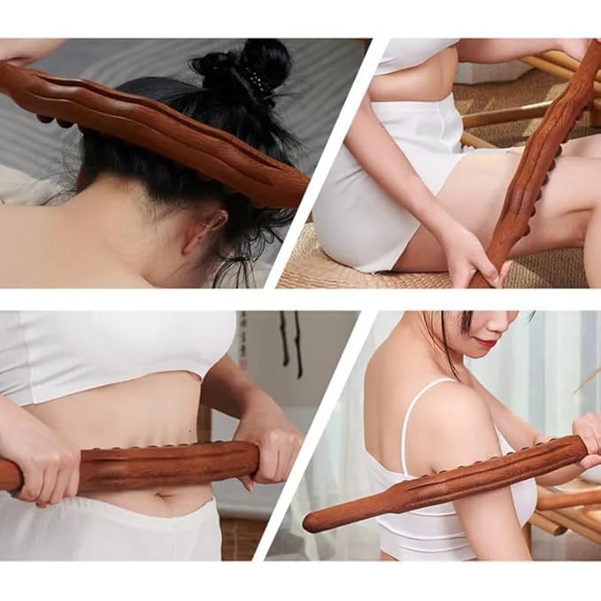 ACULIFE Massage Roller stick Wood Gua Sha Tool Wooden Scraping Therapy Massage for Body Neck Shoulder Back Massager for, Muscle Belly Relief Tool (31 ball) ACULIFE Massage Roller stick Wood Gua Sha Tool Wooden Scraping Therapy Massage for Body Neck Shoulder Back Massager for, Muscle Belly Relief Tool (31 ball)
