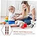 Kisangel 2pcs Early Educational Rhythm Sticks for Toddlers Music Rhythm Rods Boys and Girls Music Toys Striped Clapper