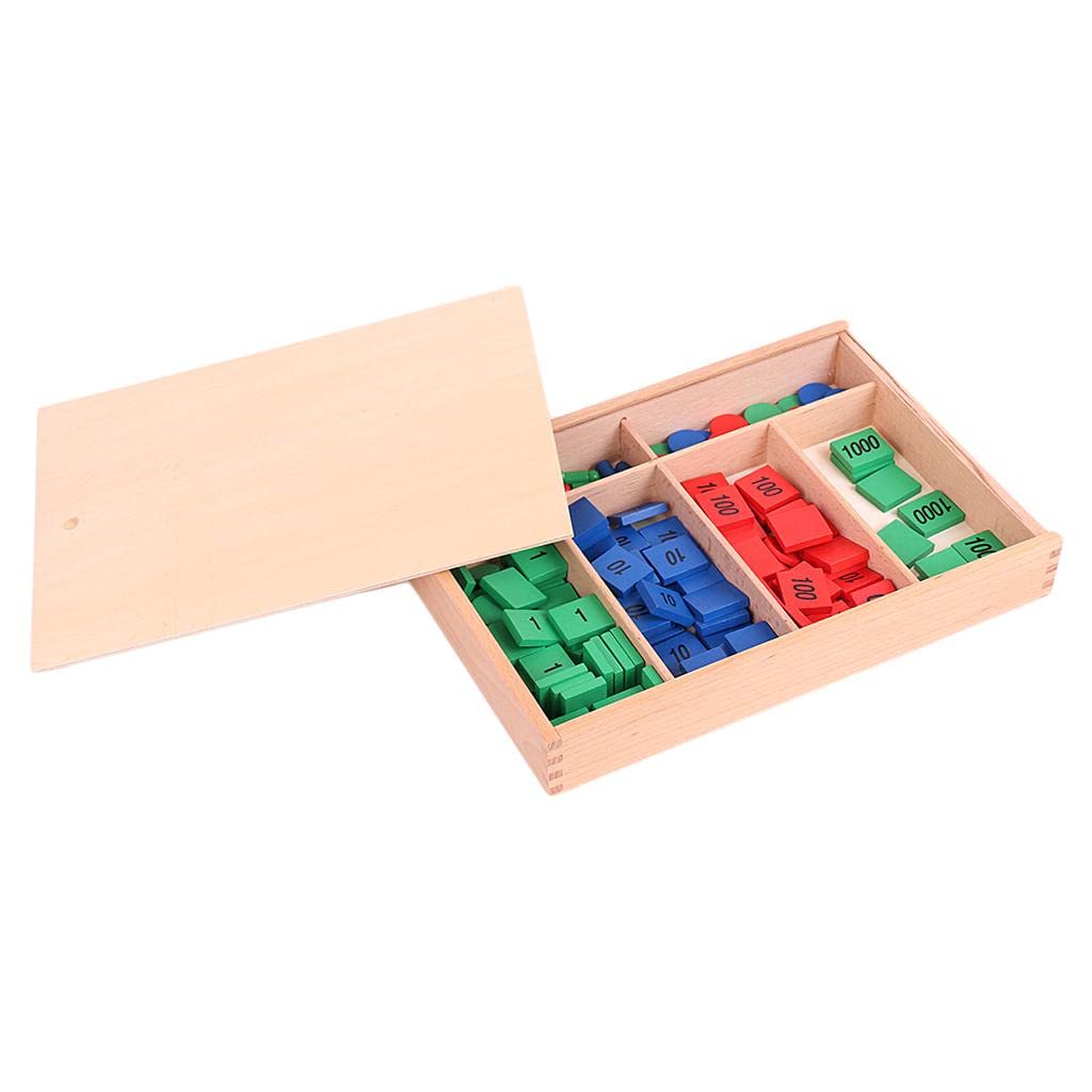 Juego de Sellos de Madera, Juguete Didáctico de Matemáticas para Niños, Promueve El Desarrollo, Adecuado para Diversas Actividades.