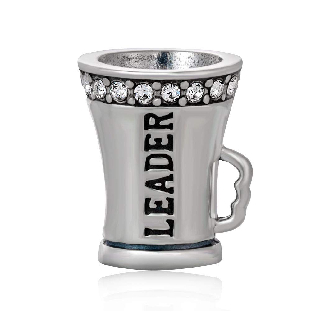 ARTCHARMCheer Charms Sterling Silver Cheerleader Charm Sport Charm, Valentine's Day Gift for Lovers/Friends/Mothers/Travelers