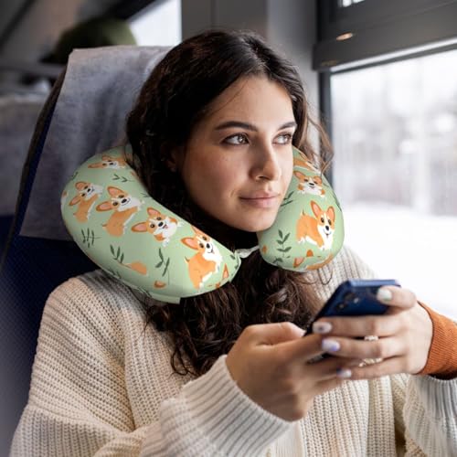 Almohada espuma viscoelástica para cuello en U ajustable miniatura 2