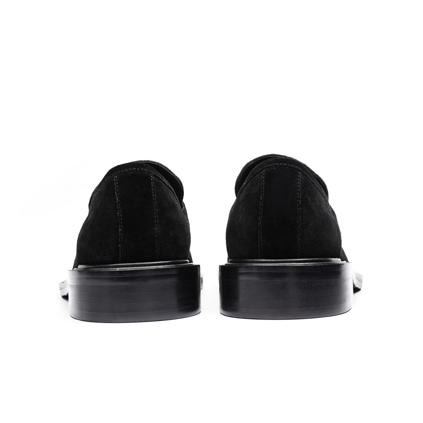 Mocasines Casuales en Cuero de Ante para Hombres Zapatos de Vestir Slip On Formales