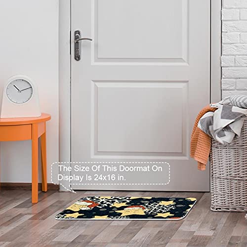 Alfombra de puerta Star Snowflake para entrada lavable y resistente 6