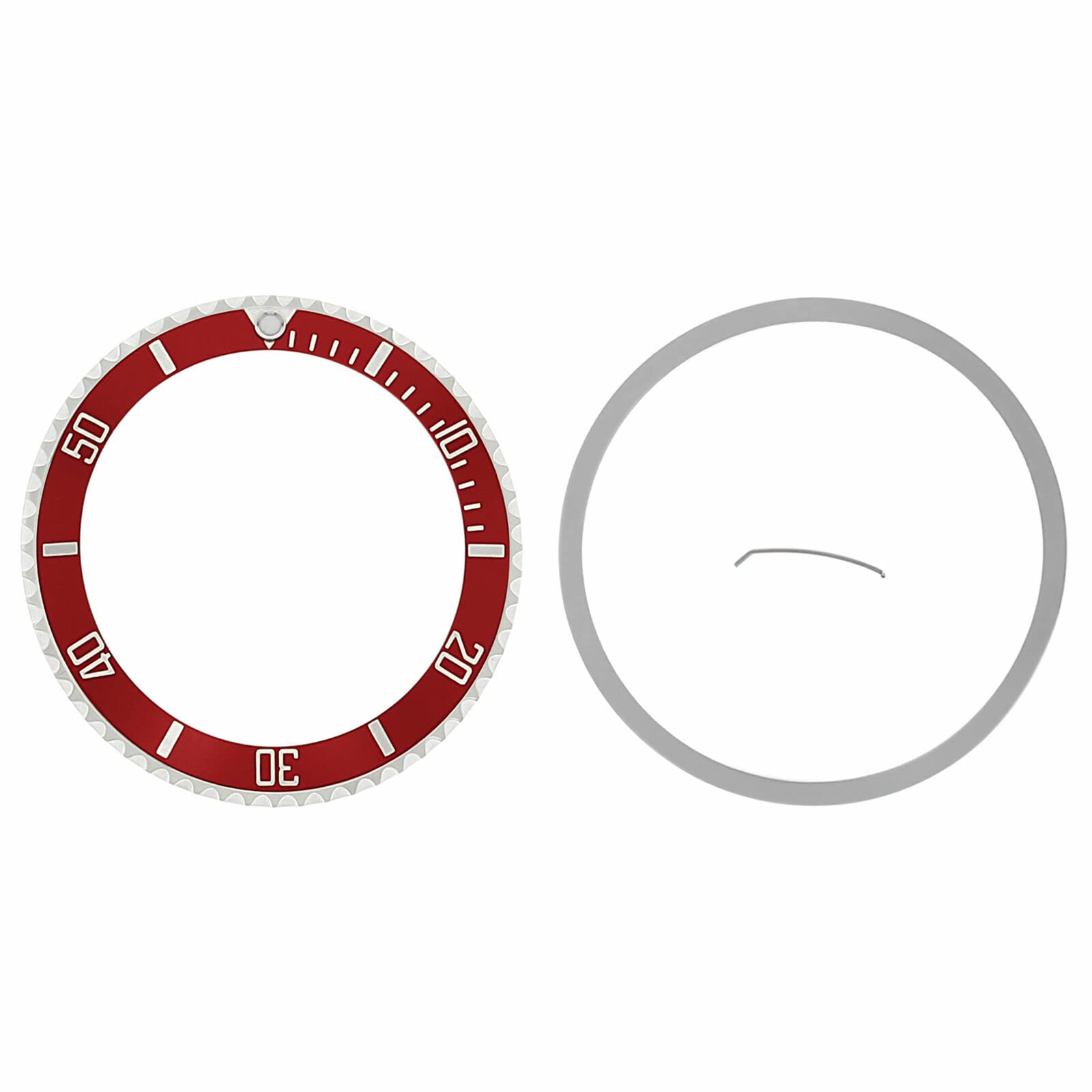 Ewatchparts BEZEL & INSERT COMPATIBLE WITH ROLEX SUBMARINER 16803 16808 16610 16800 16613 16618 RED