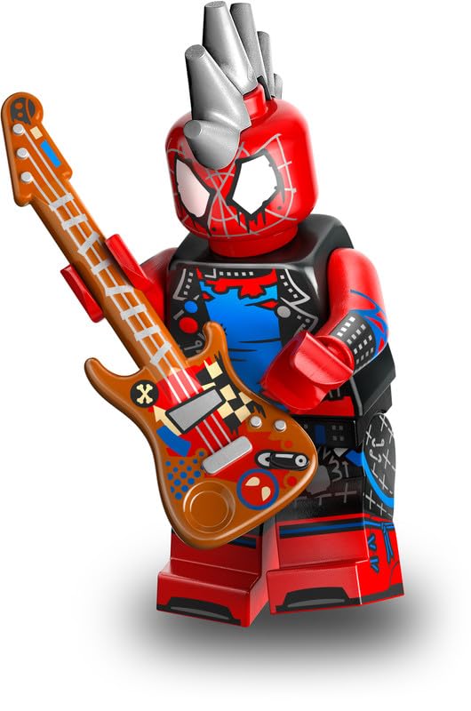 Lego Spider Punk Spider-Man Across The Spiderverse Minifigure (Lego 71050)