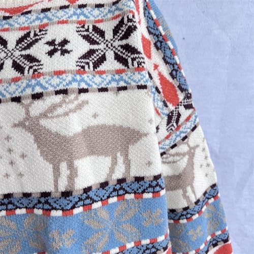 Christmas Sweaters for Women Crew Neck Long Sleeve Oversized Pullover Tops - image 6
