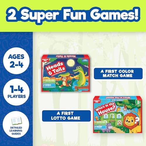 Image of EINSTEIN BOX My First Box of Games Board Game for Kids 2-5 Years Old | 2 Players | Ages 2-5 | Educational