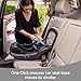 Diono Quantum 4 3-in-1 Travel System with LiteClik 30 R SafePlus Infant Car Seat and Base, Rear-Facing for Infants 4-30lbs, Includes Infant Car Seat Folding Stroller and Toddler Seat (Black Jet)