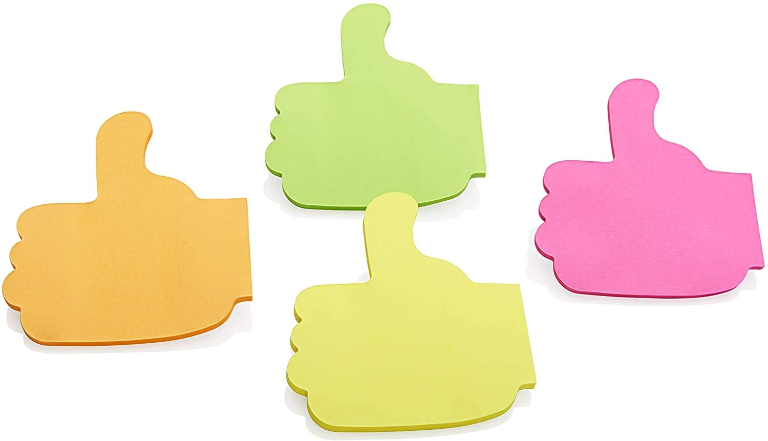 Premier Stationery 3 x Stik-ie Thumbs Up Sticky Notes. 100 Sheets. 4 Assorted Colours