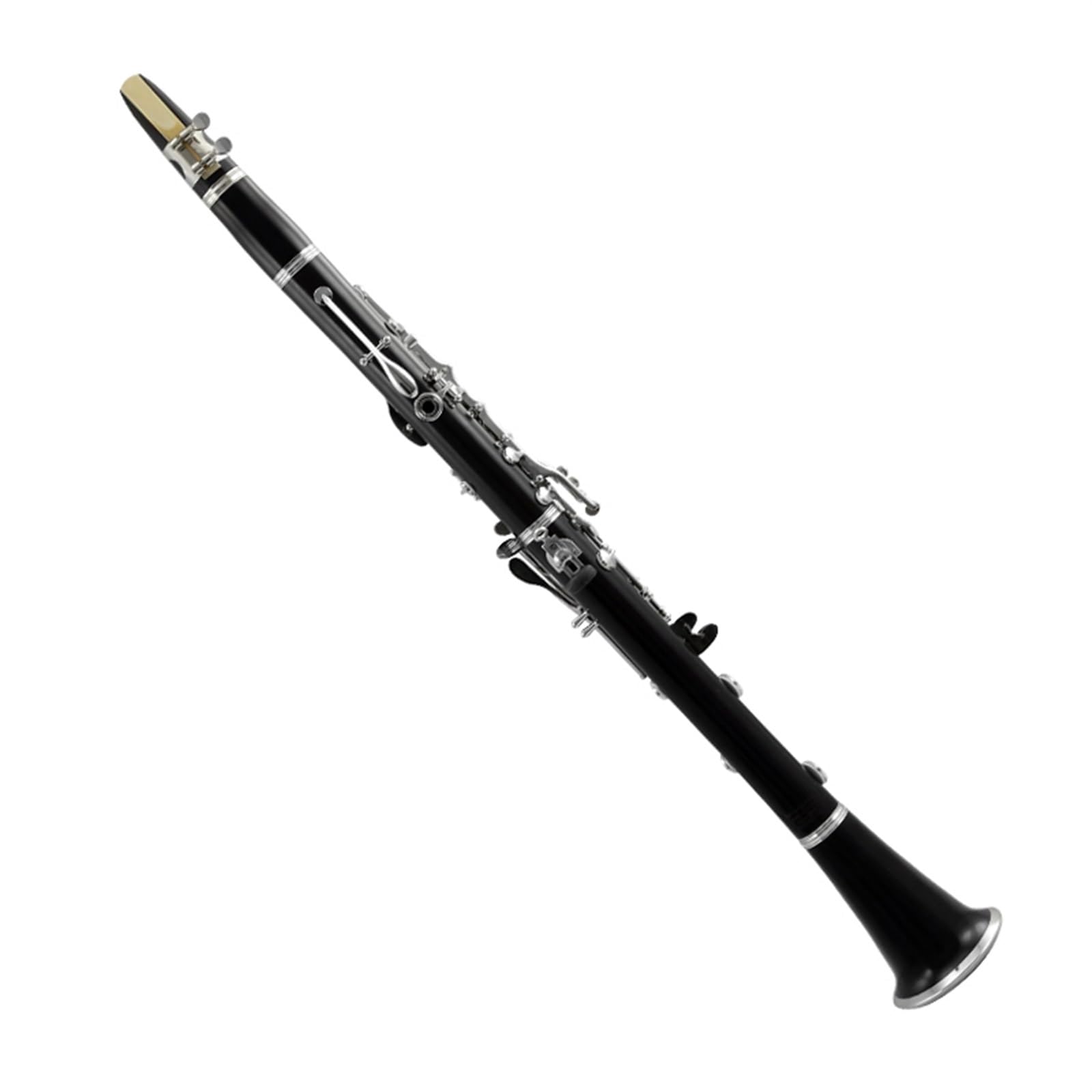 Clarinet Per Principianti Clarinetto In Legno Sintetico Strumento A Fiato In Si Bemolle 17 Tasti Rame Bianco Gradazione Tasti Esecuzione Orchestrale