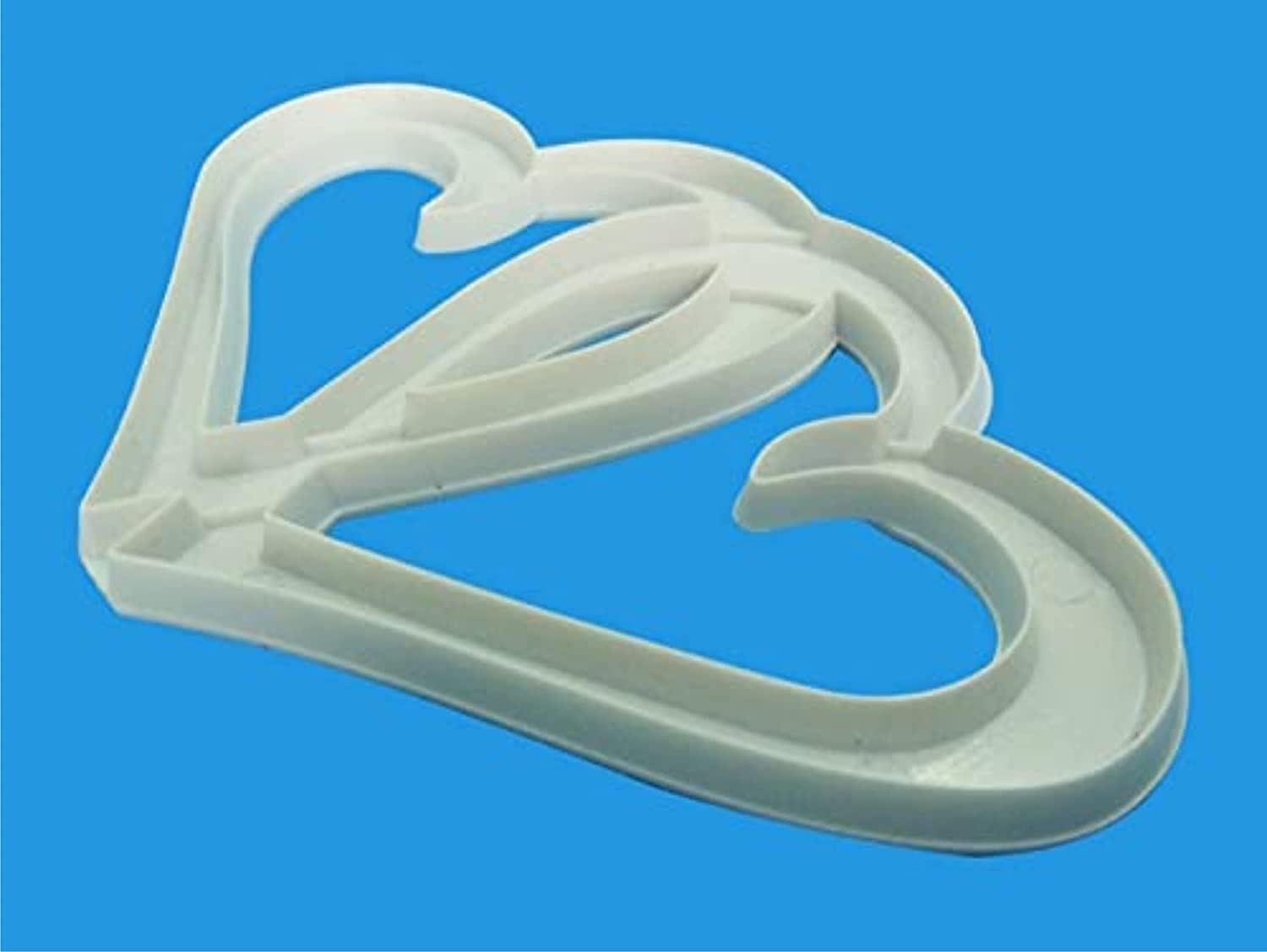 Ochtend ® Intertwined Hearts Fondant Cutter Cake Mold Fondant Mold Fondant Cake Decorating Cupcakes Decoration Tools sugarcraft, Desert Brownie Decorating, Gumpaste, Clay Cutters Set of 2 pcs 4