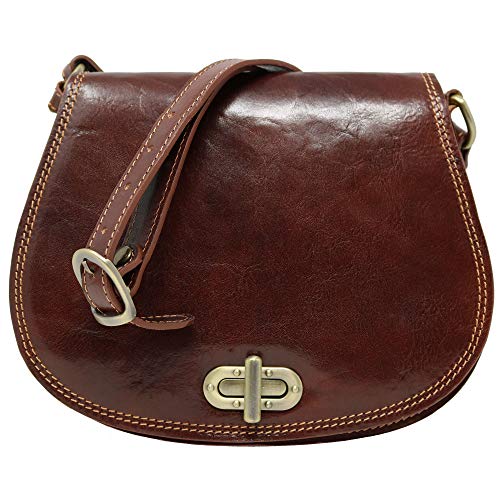 Floto Firenze Women s Saddle Bag Crossbody Shoulder Bag Handbag