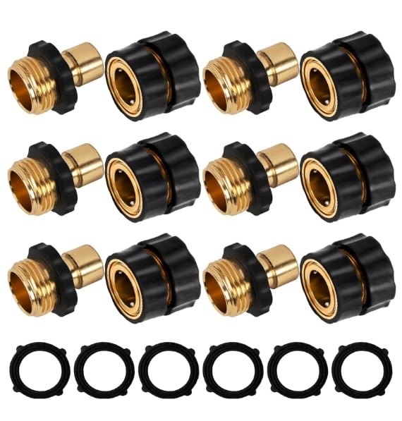 Image of 3 /4 Inch Garden Hose Quick Connector，Heated Water Hose for Rv, GHQC002