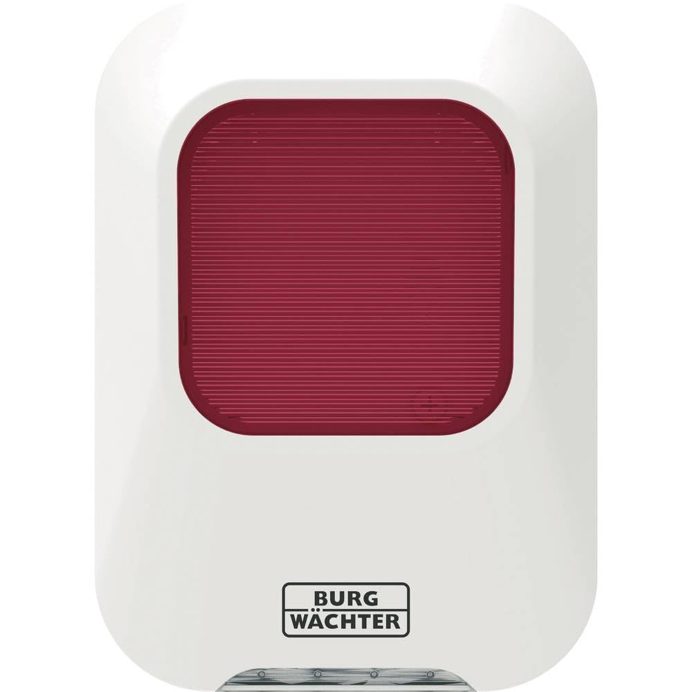 Burg Wächter Alarmanlage innen, Alarm für das Haus, batteriebetrieben, mit BURGprotect Smart Home kompatibel, Noise 2160, Weiß, 39806, (B x H x T) 86 x 108 x 28 mm