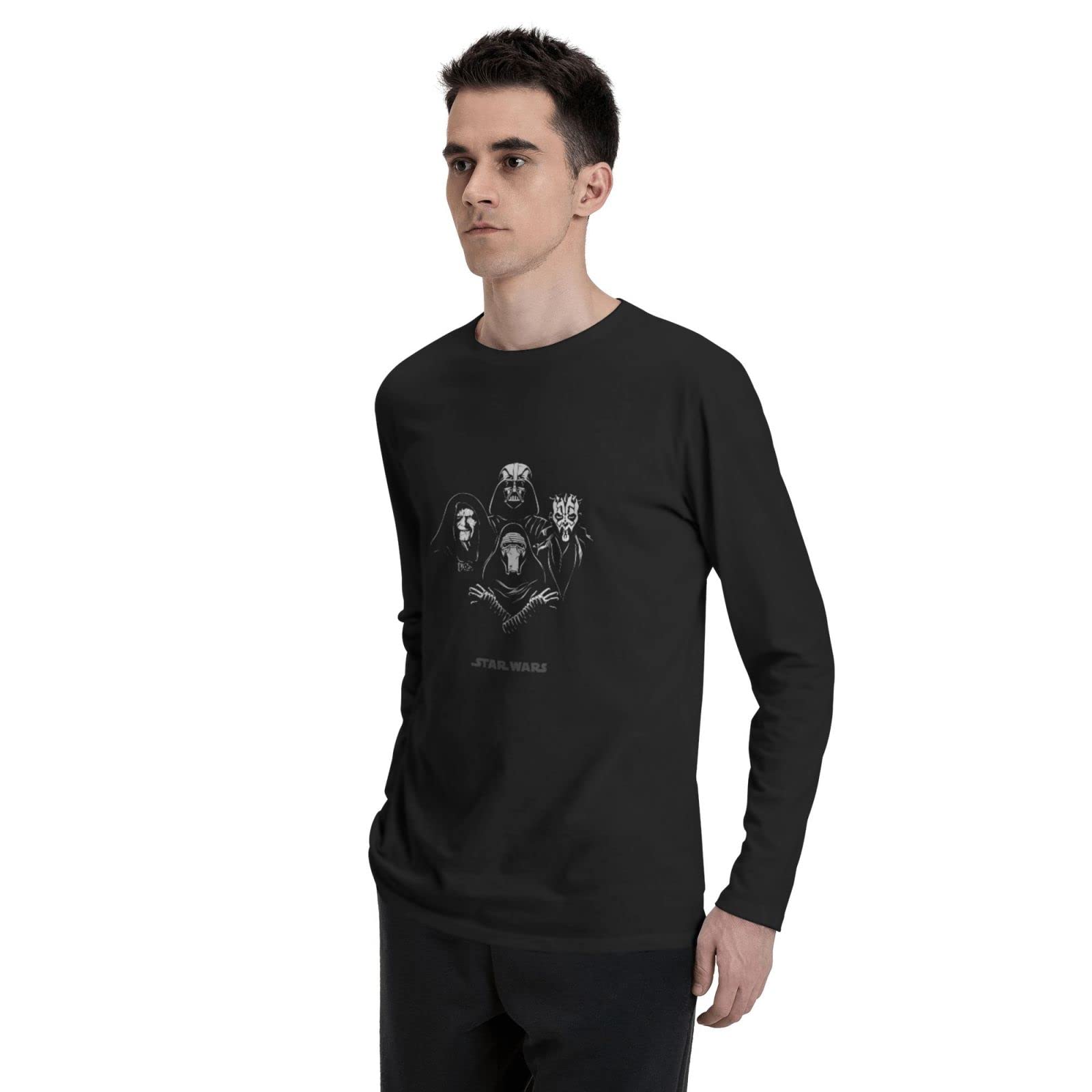 Amazon.co.jp: Tシャツ メンズ 長袖 スターウォーズ ロングtシャツ 