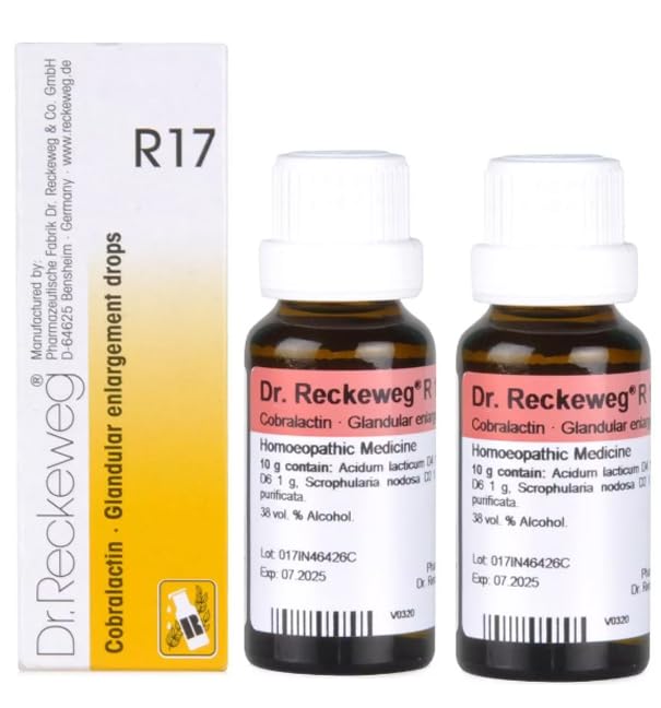 Dr. Reckeweg R17 Glandular Enlargement Drop -22 ml (Pack of 2) (B0CHFBJL4C) Amazon Price History, Amazon Price Tracker