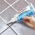 Tile Grout Repair Kit, 2 Pack Grout Paint for Bathroom Shower Kitchen Floor Tile, Fast Drying Tile Grout Filler Tubes, Grout Sealer Restore and Renew Tile Joints Line, Gaps, Replace Grout Pen (White)