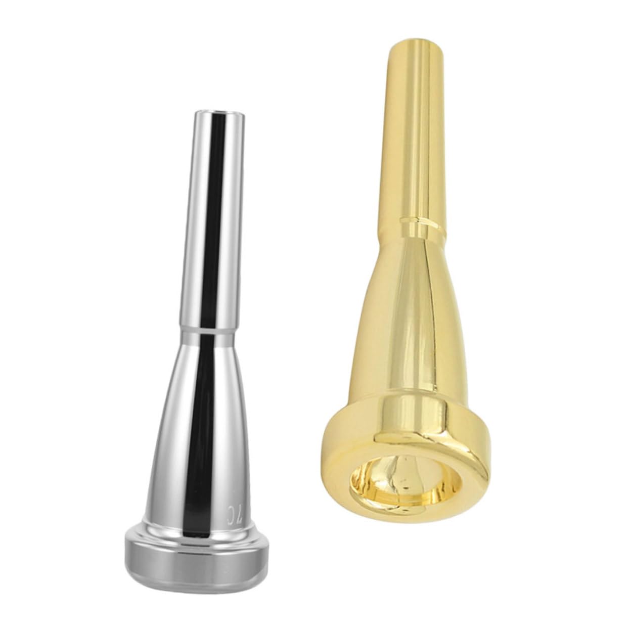 ERINGOGO 2Pcs Trumpet Mouthpiece Replacement for Wind Instruments Lightweight and Portable Beginner Friendly Elegant Design for Musicians the Go Compatible with Alto Sax