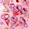 Yaomiao 24 Pcs Valentine Flower Bouquet Craft Kit Galentine's Day Gifts DIY Paper Make Your Own Flower Bouquet Craft Gift Set for Mum Home Activities Supplies #1