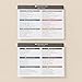 Meal Planner with 72 Recipe Cards (Sides Menu) - Weekly Menu Planner | Sturdy Recipe Box | 12 Reusable Grocery Shopping Lists | 5 Blank Recipe Cards | Recipe Card Protector | Recipe Ideas
