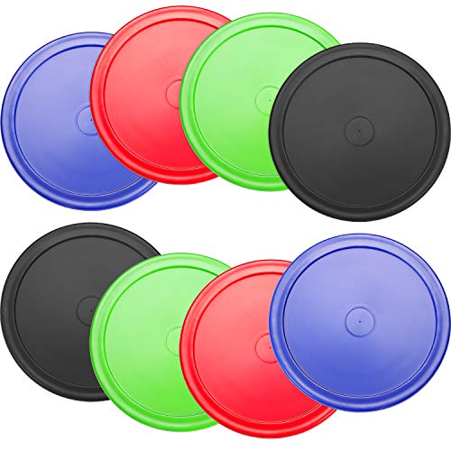 Air Hockey 4 Red Air Hockey Pucks Replacement 2.5" Discs Accessories