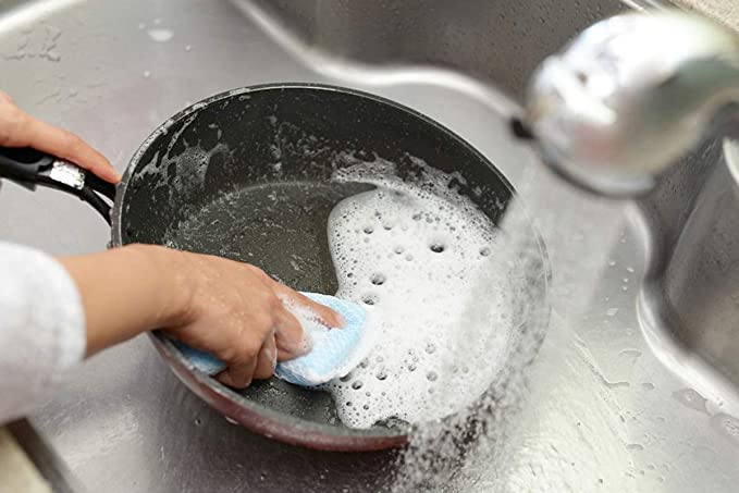 Stardom Mart Non Scratch Cleaner - Kitchen Utensil Scrubber Pad,Scratch Proof and Multi Purpose Standard Size with Pack of 6 1