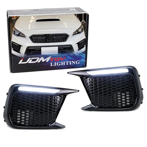 Lámparas LED diurnas iJDMTOY para Subaru WRX 2018-2021 miniatura 1