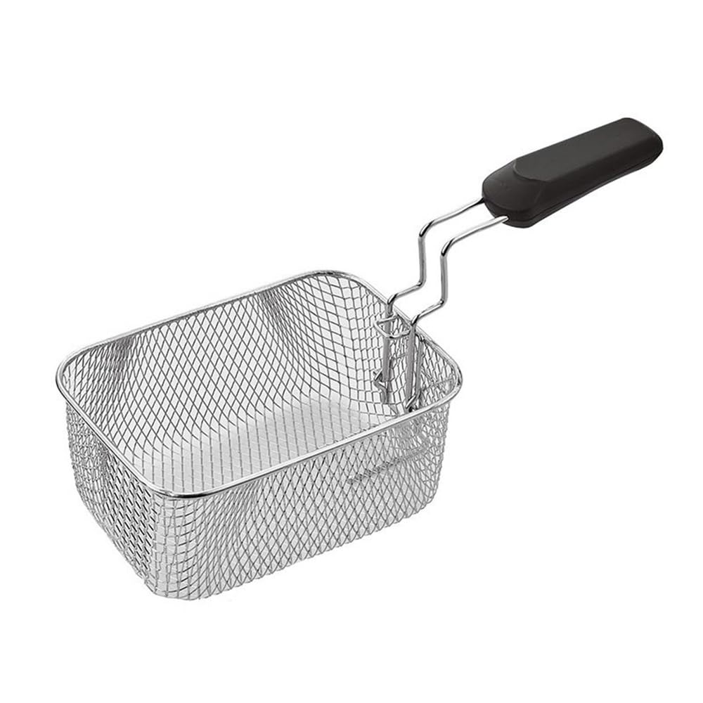 Cesta para freidora Cesta for freír de acero inoxidable con asa, 4 tamaños(Grande)