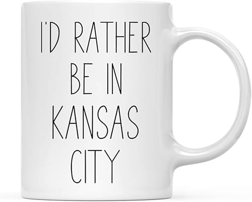 Miniatura 49 de Andaz Press Taza de café de 11 onzas con texto en inglés «I'd Rather Be in Nashville, Tennessee», 1 paquete, regalo de larga distancia