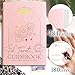 PARIS IN RAIN Guided Tarot Journal​: A Beginner's Step-by-Step Guide to Card Meanings, Spreads and Intuitive Exercises for Seamless Readings - Guided Metaphysical Readings (Pale pink)